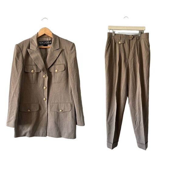 Escada Dresses & Skirts - Escada Wool Pants Suit